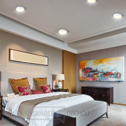 Solight LED mini panel CCT, přisazený, 18W, 1530lm, 3000K, 4000K, 6000K, kulatý Náhled
