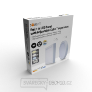 Solight LED mini panel CCT, přisazený, 18W, 1530lm, 3000K, 4000K, 6000K, kulatý náhled
