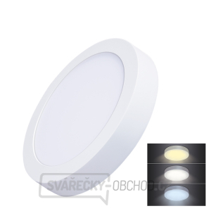 Solight LED mini panel CCT, přisazený, 18W, 1530lm, 3000K, 4000K, 6000K, kulatý gallery main image