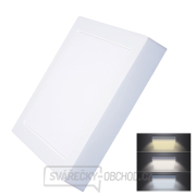 Solight LED mini panel CCT, přisazený, 18W, 1530lm, 3000K, 4000K, 6000K, čtvercový gallery main image