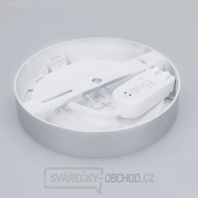 Solight LED mini panel koupelnový 2v1, 3CCT, podhledový/přisazený, 12W, 1020lm, IP54, stříbrná, kulatý Náhled