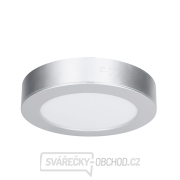 Solight LED mini panel koupelnový 2v1, 3CCT, podhledový/přisazený, 12W, 1020lm, IP54, stříbrná, kulatý náhled