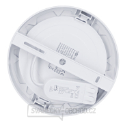 Solight LED mini panel koupelnový 2v1, 3CCT, podhledový/přisazený, 12W, 1020lm, IP54, stříbrná, kulatý náhled