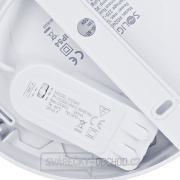 Solight LED mini panel koupelnový 2v1, 3CCT, podhledový/přisazený, 12W, 1020lm, IP54, stříbrná, kulatý náhled