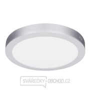 Solight LED mini panel koupelnový 2v1, 3CCT, podhledový/přisazený, 18W, 1530lm, IP54, stříbrná, kulatý náhled