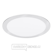 Solight LED mini panel koupelnový 2v1, 3CCT, podhledový/přisazený, 18W, 1530lm, IP54, stříbrná, kulatý náhled
