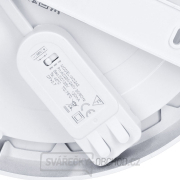 Solight LED mini panel koupelnový 2v1, 3CCT, podhledový/přisazený, 18W, 1530lm, IP54, stříbrná, kulatý náhled