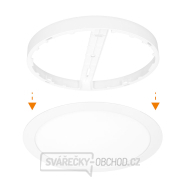 Solight LED mini panel koupelnový 2v1, 3CCT, podhledový/přisazený, 24W, 2040lm, IP54, bílá, kulatý náhled