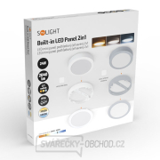 Solight LED mini panel koupelnový 2v1, 3CCT, podhledový/přisazený, 24W, 2040lm, IP54, bílá, kulatý náhled