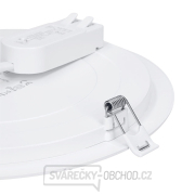 Solight LED mini panel koupelnový 2v1, 3CCT, podhledový/přisazený, 24W, 2040lm, IP54, stříbrná, kulatý Náhled