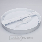 Solight LED mini panel koupelnový 2v1, 3CCT, podhledový/přisazený, 24W, 2040lm, IP54, stříbrná, kulatý Náhled