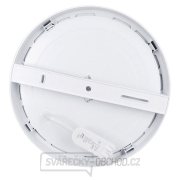 Solight LED mini panel koupelnový 2v1, 3CCT, podhledový/přisazený, 24W, 2040lm, IP54, stříbrná, kulatý náhled