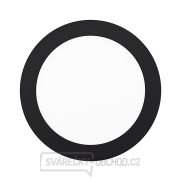 Solight LED mini panel CCT, přisazený, 12W, 900lm, 3000K, 4000K, 6000K, kulatý, černá barva Náhled