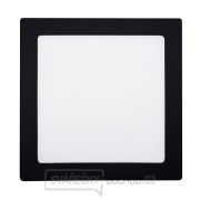 Solight LED mini panel CCT, přisazený, 18W, 1530lm, 3000K, 4000K, 6000K, čtvercový, černá barva Náhled