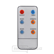 Solight LED 2v1 venkovní vánoční řetěz, koule, dálkový ovladač, 100LED, RGB+bílá, 10m+5m, 8 funkcí, IP44 Náhled