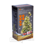 Solight LED venkovní vánoční řetěz, 50LED, 5m, 8 funkcí, IP44, 3x AA, teplá bílá Náhled