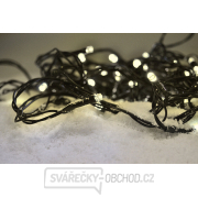 Solight LED venkovní vánoční řetěz, 200 LED, 20m, přívod 5m, 8 funkcí, časovač, IP44, teplá bílá gallery main image