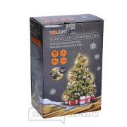 Solight LED venkovní vánoční řetěz, 200 LED, 10m, přívod 5m, 8 funkcí, IP44, teplá bílá náhled