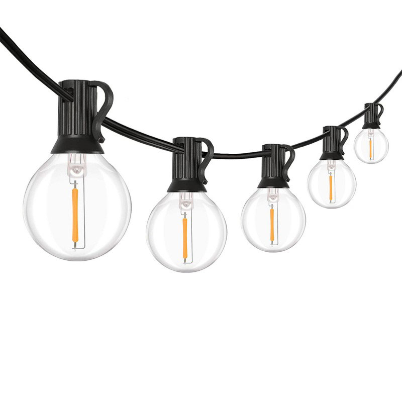 Levně Solight LED venkovní řetěz s žárovkami, 25 žárovek, 15m+5m, 750lm, teplá bílá WO794-1v