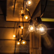 Solight LED venkovní balkonový řetěz s žárovkami, 10 žárovek, 5m+3m, 500lm, teplá bílá náhled
