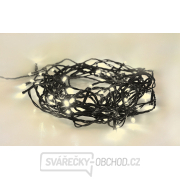 Solight LED venkovní vánoční řetěz, 100LED, 10m, 3m přívod, 8 funkcí, IP44, 3x AA, teplá bílá náhled