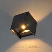 Solight LED venkovní nástěnné osvětlení Parma, 6W, 420lm, 3000K, černá Náhled