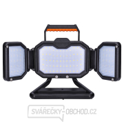 Solight LED reflektor 50W, přenosný, nabíjecí, 5000lm, oranžovo-černý náhled