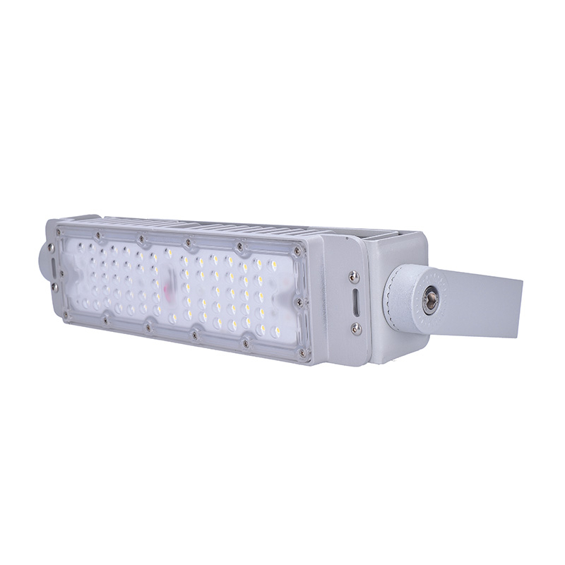 Solight LED venkovní reflektor Pro+2, 50W, 7500lm, 4000K, IP65 šedá WM-50W-PP-1
