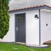 Solight LED solární reflektor se senzorem, 6W, 660lm, 3CCT, Li-Ion, černá Náhled