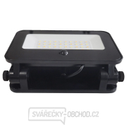Solight LED solární reflektor se senzorem, 6W, 660lm, 3CCT, Li-Ion, černá náhled