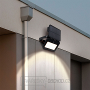 Solight LED solární reflektor se senzorem, 6W, 660lm, 3CCT, Li-Ion, černá náhled