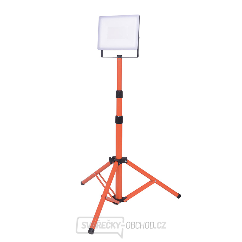 Solight LED reflektor s vysokým stojanem, 100W, 9000lm, 4000K, kabel se zástrčkou, IP65
