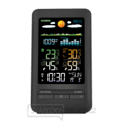 Solight meteostanice, barevný LCD, vnitřní/venkovní teplota a vlhkost, tlak, RCC, černá Náhled