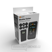 Solight meteostanice, barevný LCD, vnitřní/venkovní teplota a vlhkost, tlak, RCC, černá náhled