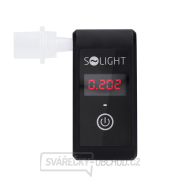 Solight alkohol tester mini, Fuel Cell, 0,0 - 5,0‰ BAC,citlivost 0,08‰ gallery main image