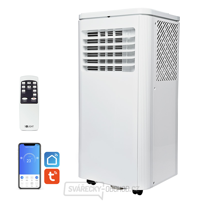 Solight mobilní klimatizace 9000 BTU, smart WiFi, chlazení, odvlhčování, ventilátor