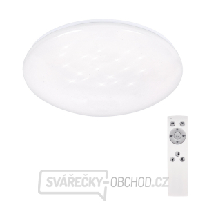 Solight LED stropní světlo Star, kulaté, 24W, 2400lm, dálkové ovládání, 37cm gallery main image