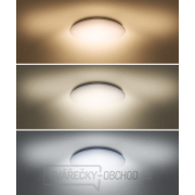 Solight LED stropní světlo Plain, 3CCT, 24W, 1920lm, 3000K, 4000K, 6000K, kulaté, 38cm Náhled