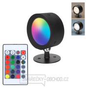 Solight LED nabíjecí RGB světlo, dálkový ovladač, Li-Ion, USB-C gallery main image