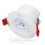 Solight LED nouzové osvětlení podhledové, 200lm, IP65, LiFePo4 1800mAh baterie, autotest gallery main image