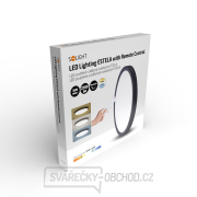 Solight LED osvětlení s dálkovým ovladačem Estela Black, 36W, 2700lm, 30cm, změna chromatičnosti, stmívatelné náhled