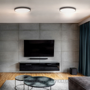 Solight LED osvětlení s dálkovým ovladačem Estela Black, 60W, 4500lm, 50cm, změna chromatičnosti, stmívatelné Náhled