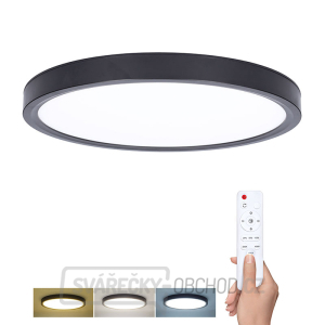 Solight LED osvětlení s dálkovým ovladačem Estela Black, 60W, 4500lm, 50cm, změna chromatičnosti, stmívatelné gallery main image