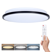 Solight LED osvětlení s dálkovým ovladačem Jamil, 48W, 3360lm, 40cm, změna chromatičnosti, stmívatelné gallery main image