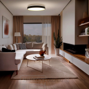 Solight LED osvětlení s dálkovým ovladačem Cala, 48W, 3360lm, 38cm, změna chromatičnosti, stmívatelné Náhled