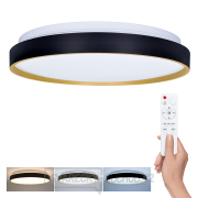 Solight LED osvětlení s dálkovým ovladačem Cala, 48W, 3360lm, 38cm, změna chromatičnosti, stmívatelné gallery main image
