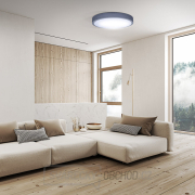 Solight LED osvětlení s dálkovým ovladačem Grey, 60W, 4200lm, 49cm, změna chromatičnosti, stmívatelné Náhled