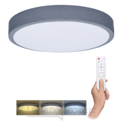 Solight LED osvětlení s dálkovým ovladačem Grey, 60W, 4200lm, 49cm, změna chromatičnosti, stmívatelné gallery main image