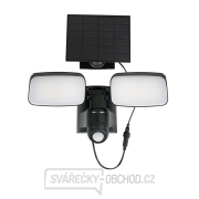 Solight LED solární osvětlení se senzorem, 9W, 850lm, 4000K, Li-Ion, černá náhled