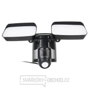 Solight LED solární osvětlení se senzorem, 9W, 850lm, 4000K, Li-Ion, černá náhled